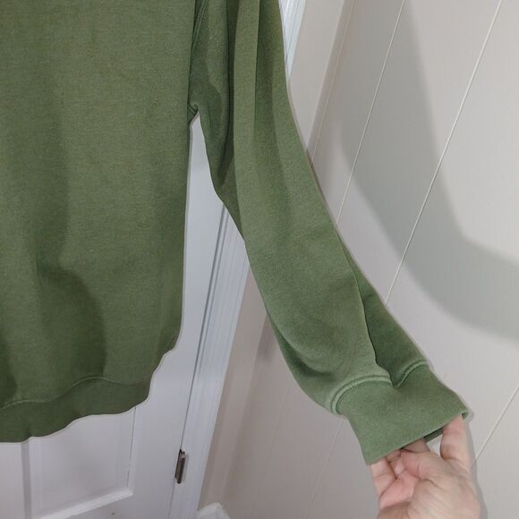 ​Carhartt Men's 2XL Loose Fit Midweight Hoodie Moss Green Logo Sleeve TS6022-M - Picture 9 of 15